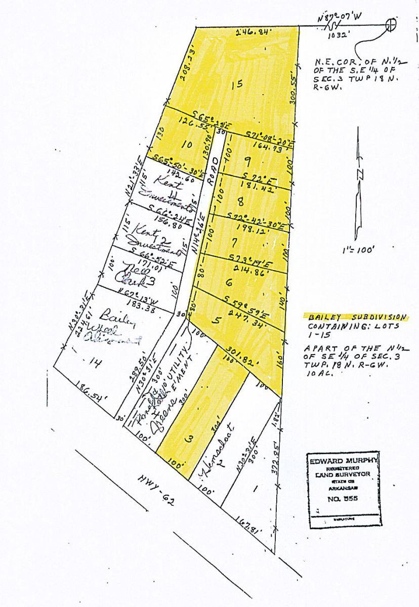 Commercial for sale – TBD  Hwy 62 West  3, 5-10, 15 Cherokee Village, AR